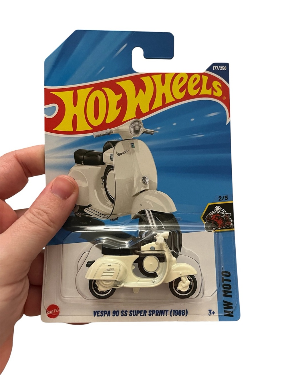 Hot Wheels Vespa 90 SS Super Sprint 1966 Die-Cast Toy Car